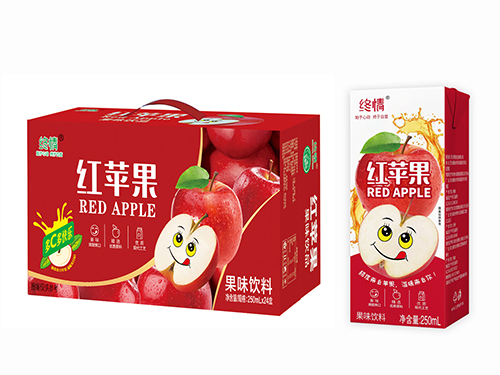 終情紅蘋果果味飲料