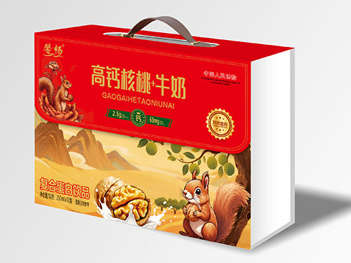 高鈣核桃+牛奶復(fù)合蛋白飲品木盒